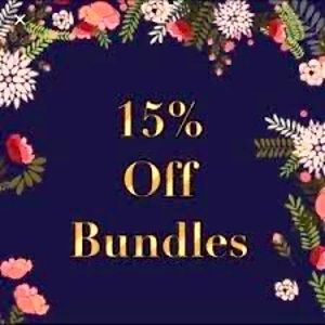 15% OFF BUNDLES. SAVE ON SHIPPING 🌸💗🦋BUNDLE THOSE LIKES!